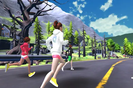 The Fitness at Home: Running in a Virtual World with PitPat